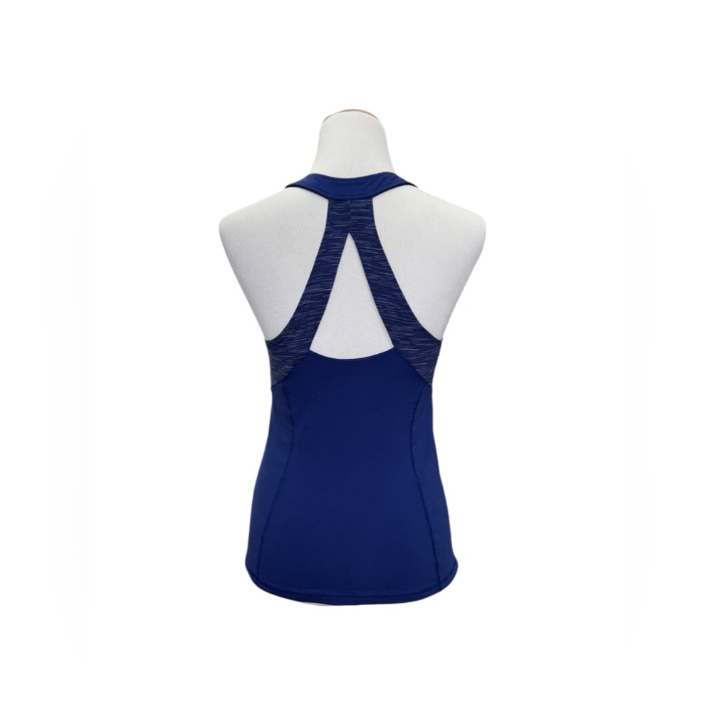 Lucy women’s athletic bra tank L blue